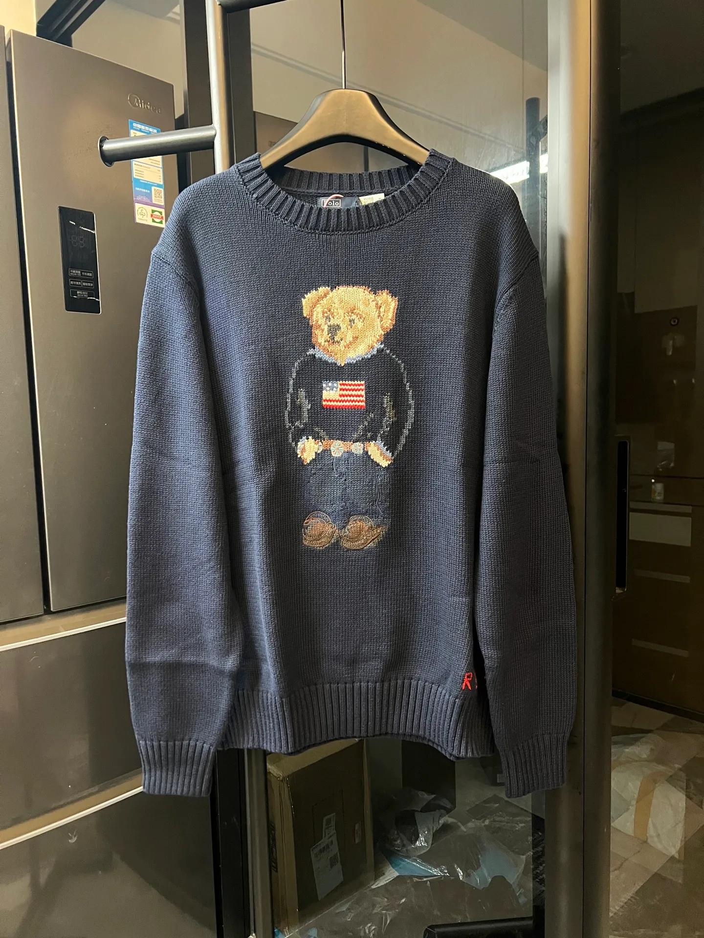 【 】 Rah Lauren/ Classic （Navy Blue） Premium 90% 10% Size：s m l Size 9